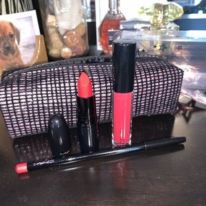 MAC Red Lipstick, Red Lipgloss, Red Lipliner